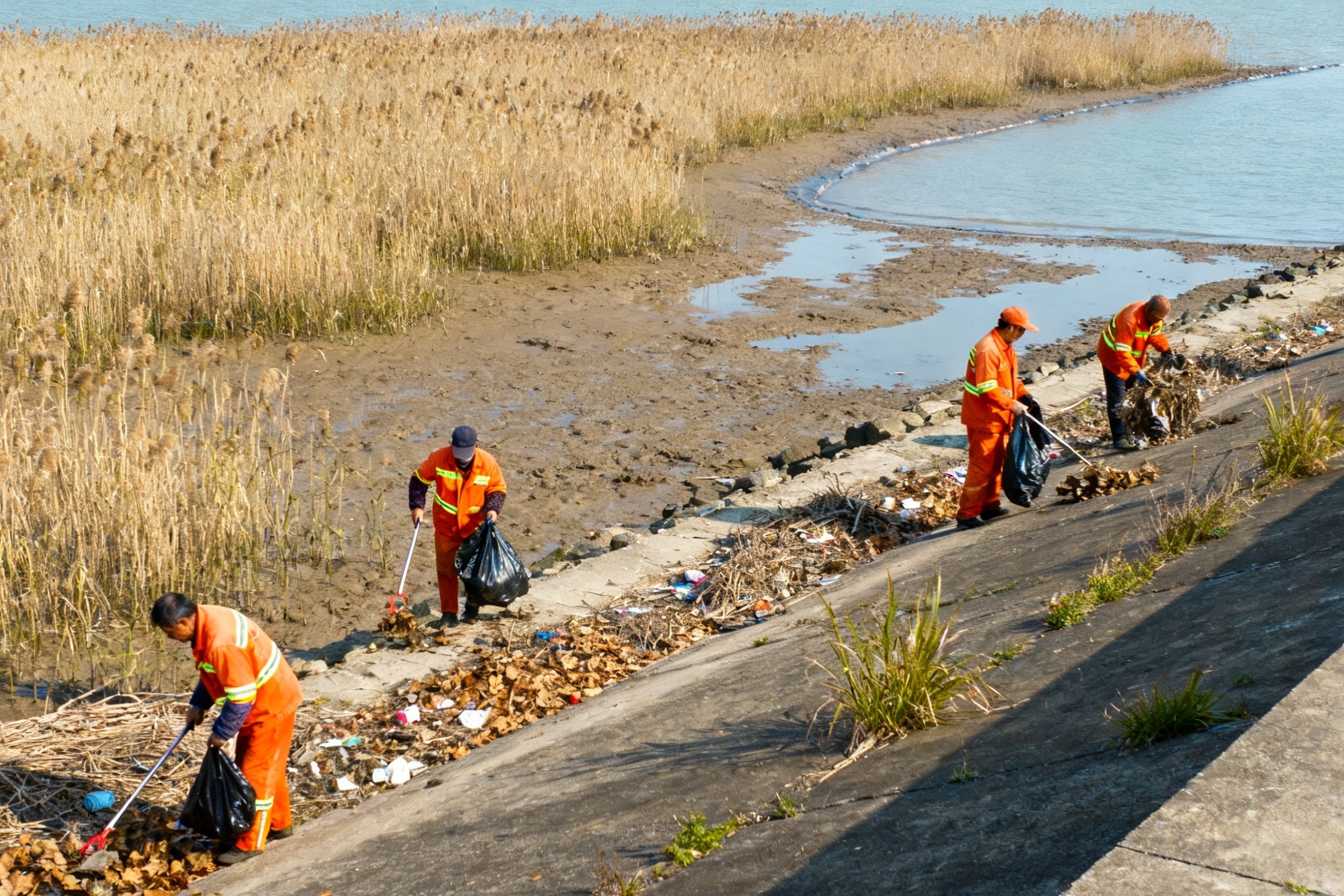 堤岸保洁